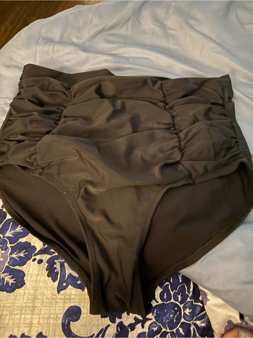 Shapermint Black High-Rise Ruched Shaping Briefs